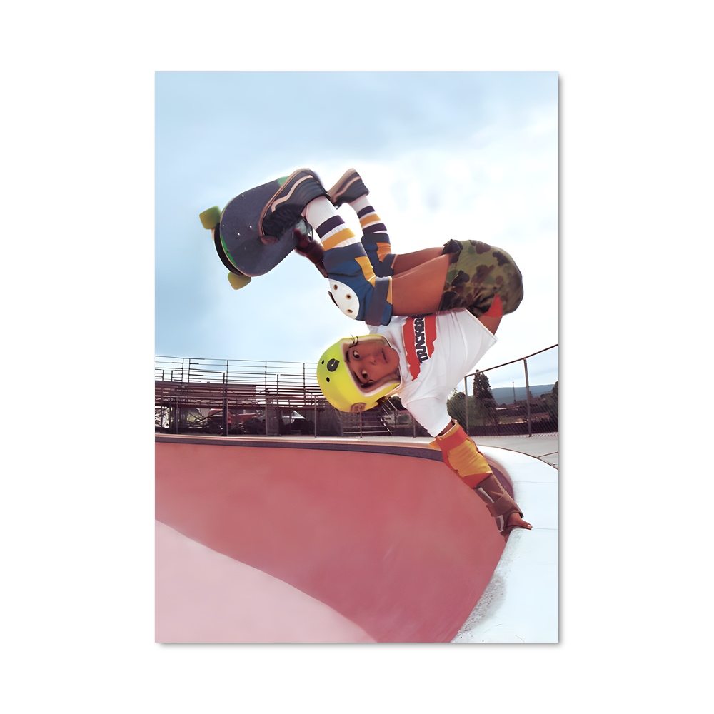 Poster Tricks de Steve – affiche Skateboard